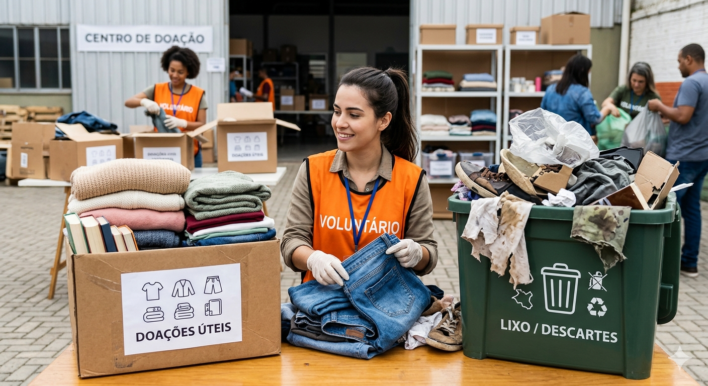 Exemplo de doação bem cuidada